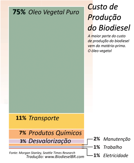 Custo de produ&ccedil;&atilde;o do biodiesel