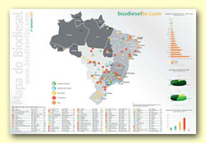Mapa Impresso do Biodiesel mini